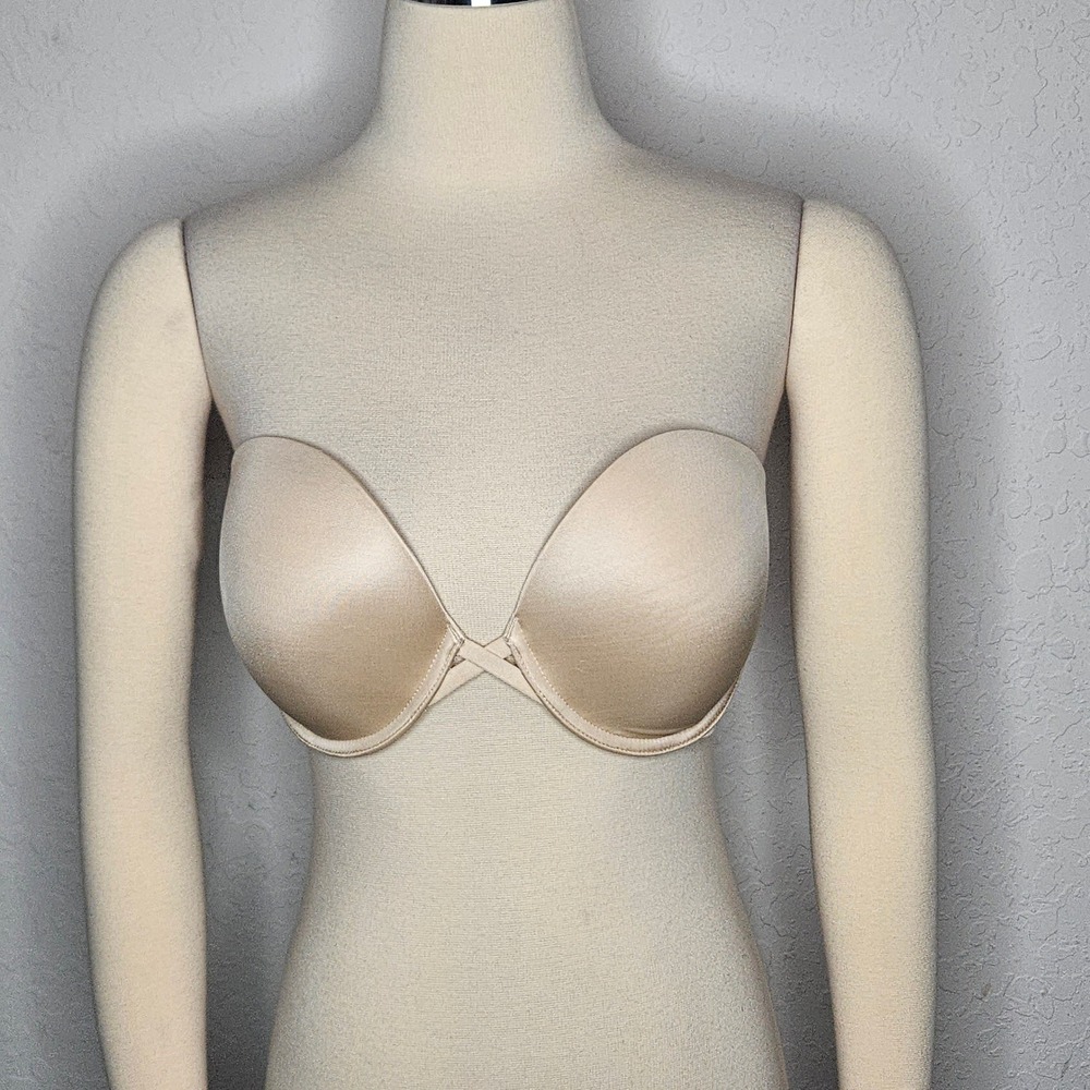 Wacoal Red Carpet Strapless Convertible Full Busted Underwire Bra Beige 36D